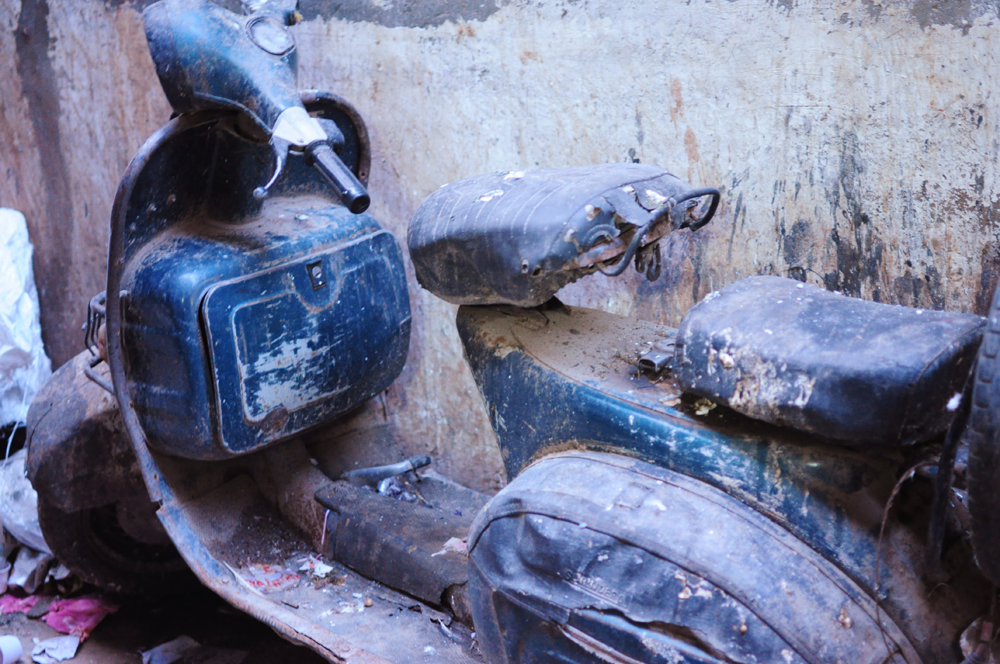 閒置百年的偉士牌